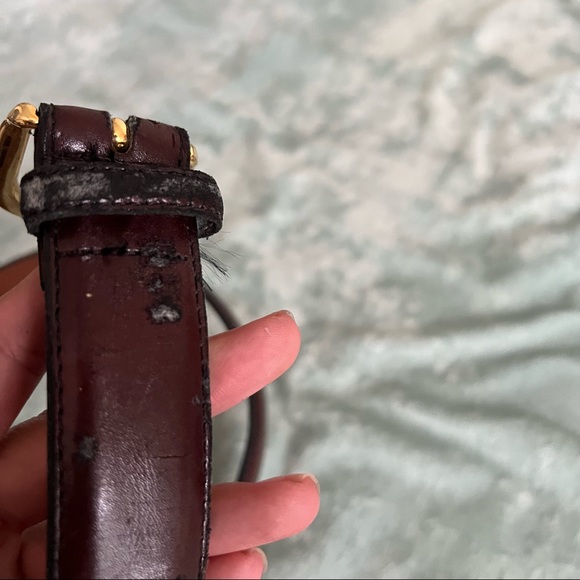 Brown Leather Belt - Picture 2 of 5